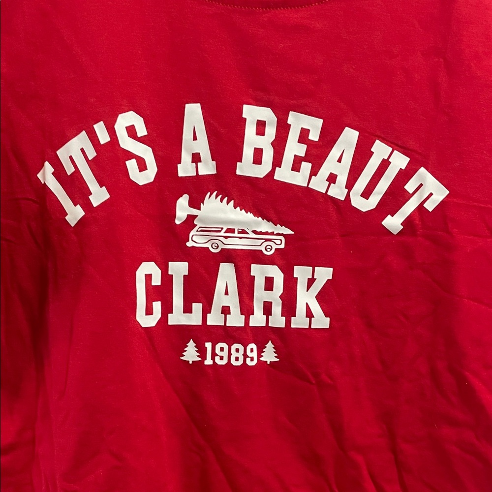 Clarks Red Graphic Tee - Picture 2 of 3